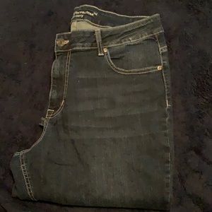 M jeans by Maurices size 18W high rise jeans. Like new.